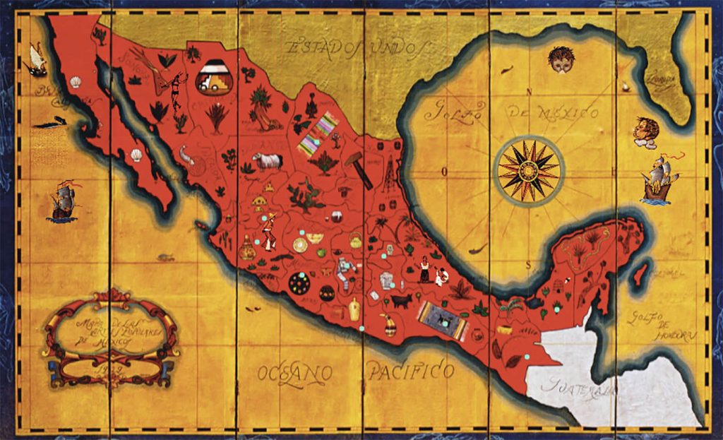 Mapa interactivo de arte popular mexicano: una manera de vivir el