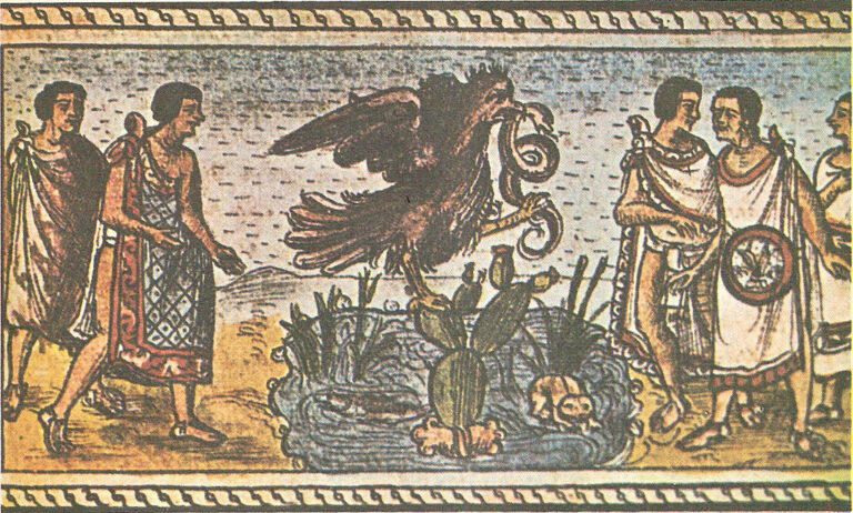 Descubre el enigma de la leyenda del águila devorando una serpiente