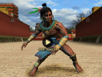 imagen de jugador de pelota maya o prehispanico