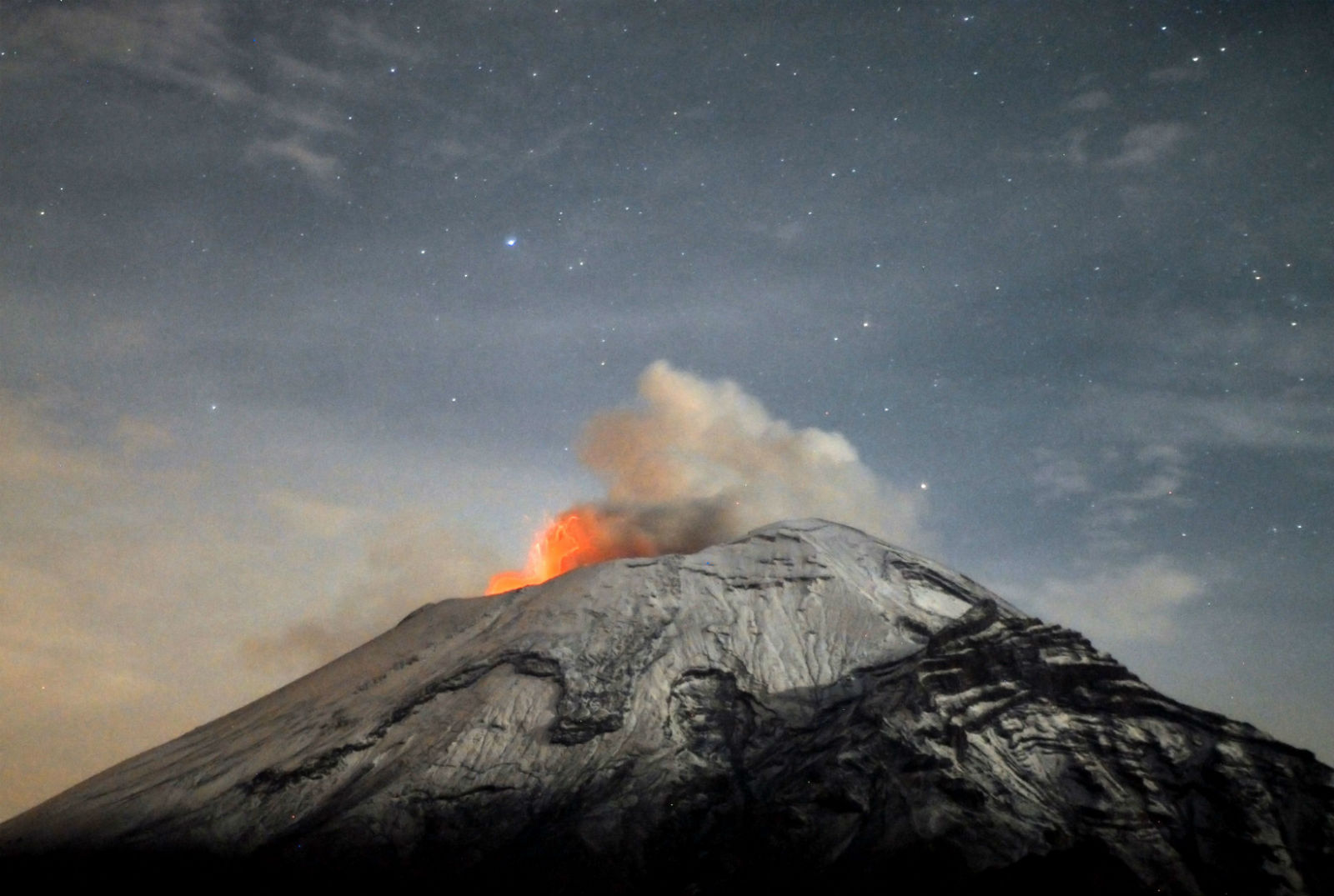volcanes activos en méxico popocatépetl