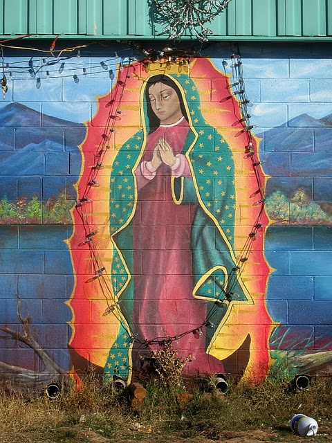 arte callejero graffiti virgen de guadalupe