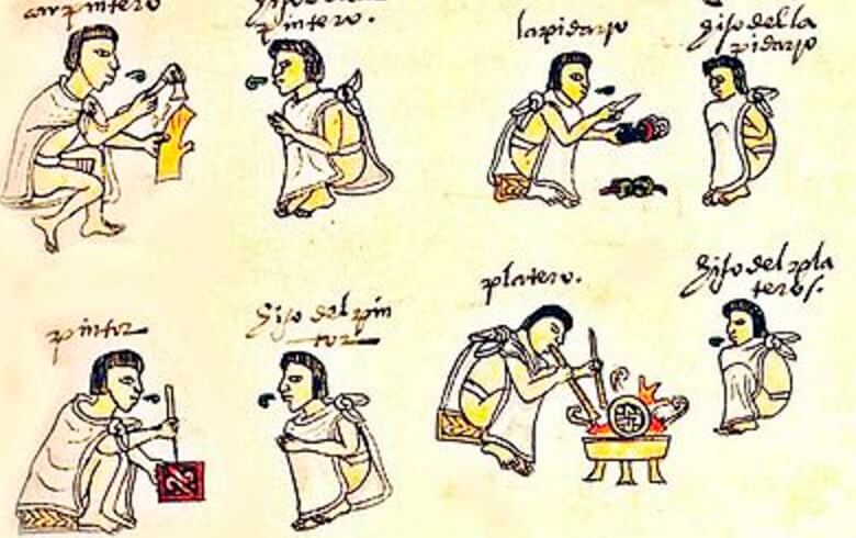 personajes vida cotidiana tenochtitlan