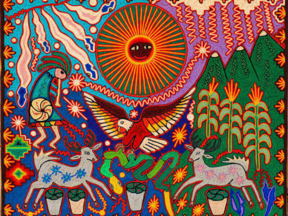 Este es el significado de los símbolos del arte huichol - Más de México