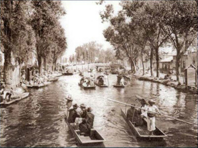 antiguos canales ciudad de mexico