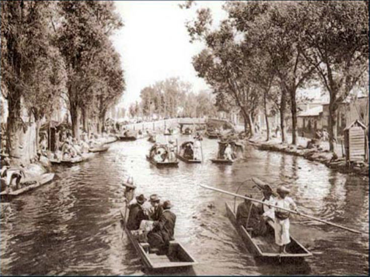 antiguos canales ciudad de mexico