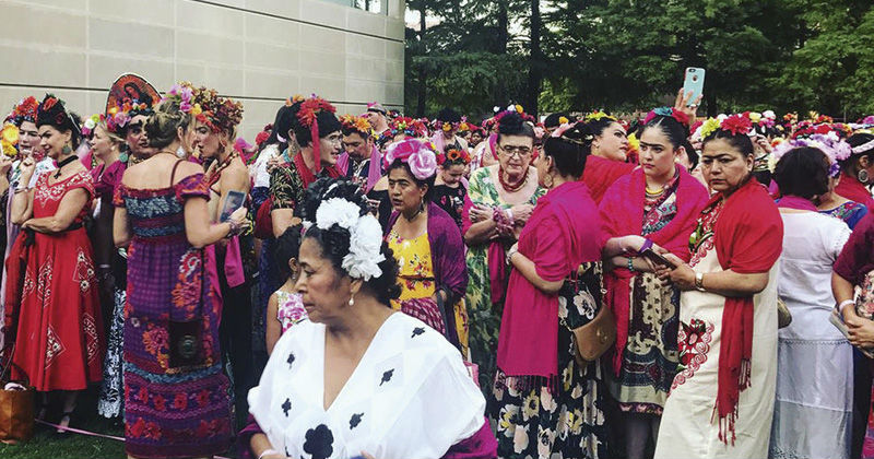 record mundial personas vestidas frida kahlo 