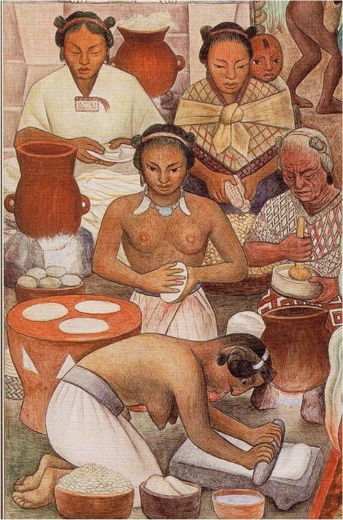 moctezuma-mesa-banquete-hernan-cortes-comida-prehispanica